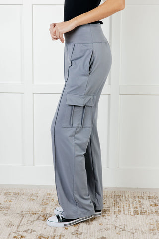 Race to Relax Cargo Pants in Rhino Grey-Pants-Ave Shops-Motis & Co Boutique, Women's Fashion Boutique in Carthage, Missouri