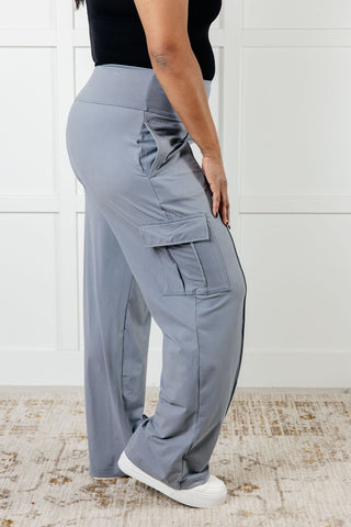 Race to Relax Cargo Pants in Rhino Grey-Pants-Ave Shops-Motis & Co Boutique, Women's Fashion Boutique in Carthage, Missouri