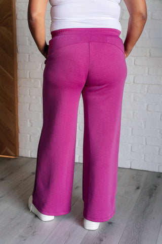 Resort Travel Wide Leg Crop Pant in Magenta-Pants-Ave Shops-Motis & Co Boutique, Women's Fashion Boutique in Carthage, Missouri