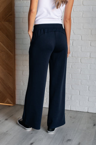 Resort Travel Wide Leg Crop Pant in Navy-Pants-Ave Shops-Motis & Co Boutique, Women's Fashion Boutique in Carthage, Missouri