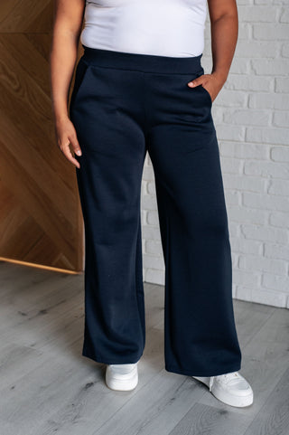 Resort Travel Wide Leg Crop Pant in Navy-Pants-Ave Shops-Motis & Co Boutique, Women's Fashion Boutique in Carthage, Missouri