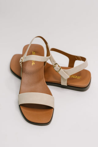 Riddle Ankle Strap Sandal in Beige-Sandals-Ave Shops-Motis & Co Boutique, Women's Fashion Boutique in Carthage, Missouri
