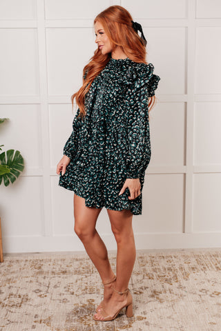 Right As Rain Ruffle Detail Dress-Dresses-Ave Shops-Motis & Co Boutique, Women's Fashion Boutique in Carthage, Missouri