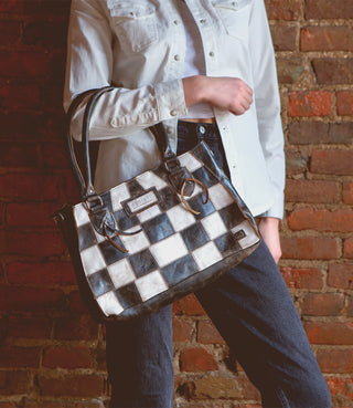 Rockababy SL Black Nectar Leather Handbag by Bed|Stu-Handbags-Bedstu-Motis & Co Boutique, Women's Fashion Boutique in Carthage, Missouri