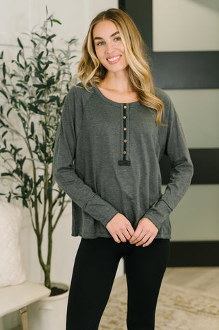 Rooftop View Raglan Sleeve Henley Top-T-shirt-Ave Shops-Motis & Co Boutique, Women's Fashion Boutique in Carthage, Missouri