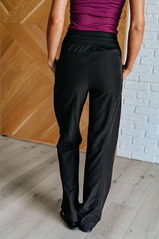 Runner's High Drawstring Joggers in Black-Joggers-Ave Shops-Motis & Co Boutique, Women's Fashion Boutique in Carthage, Missouri