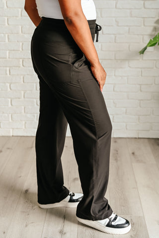 Runner's High Drawstring Joggers in Black-Joggers-Ave Shops-Motis & Co Boutique, Women's Fashion Boutique in Carthage, Missouri