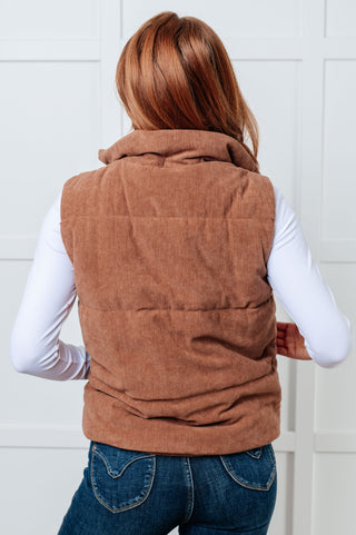 Set Me Up Corduroy Puffer Vest-Layers-Ave Shops-Motis & Co Boutique, Women's Fashion Boutique in Carthage, Missouri