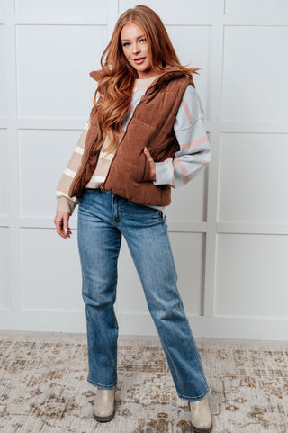 Set Me Up Corduroy Puffer Vest-Layers-Ave Shops-Motis & Co Boutique, Women's Fashion Boutique in Carthage, Missouri