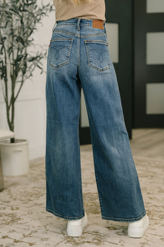 Shayla High Waist Retro Wide-Jeans-Ave Shops-Motis & Co Boutique, Women's Fashion Boutique in Carthage, Missouri