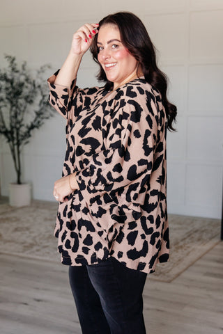 She's Got Eyes of Gold Batwing Blouse-Tops-Ave Shops-Motis & Co Boutique, Women's Fashion Boutique in Carthage, Missouri