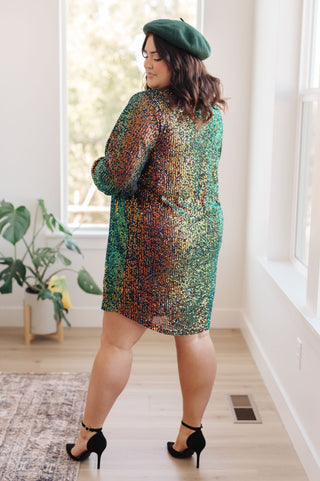 Shimmering Splendor Sequin Shirt Dress-Dresses-Ave Shops-Motis & Co Boutique, Women's Fashion Boutique in Carthage, Missouri