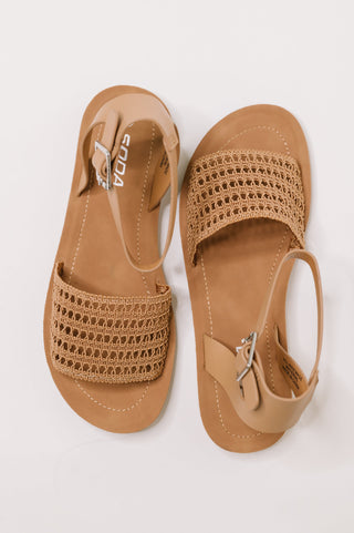 Sibley Sandal in Camel-Sandals-Ave Shops-Motis & Co Boutique, Women's Fashion Boutique in Carthage, Missouri