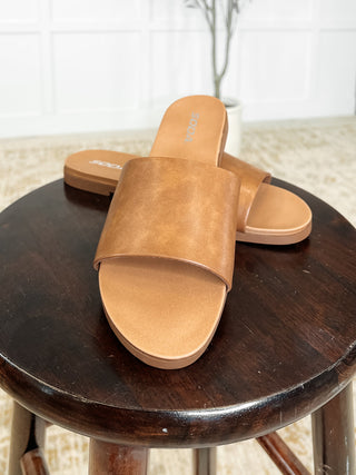 Sole Mate Slip on Sandals in Tan-Sandals-Ave Shops-Motis & Co Boutique, Women's Fashion Boutique in Carthage, Missouri