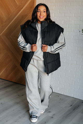 Stadium Seating Puffer Vest-Coats & Jackets-Ave Shops-Motis & Co Boutique, Women's Fashion Boutique in Carthage, Missouri