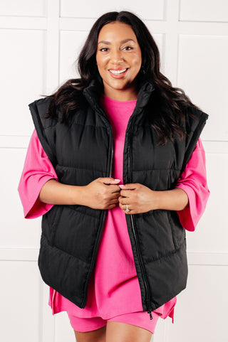 Stadium Seating Puffer Vest-Coats & Jackets-Ave Shops-Motis & Co Boutique, Women's Fashion Boutique in Carthage, Missouri