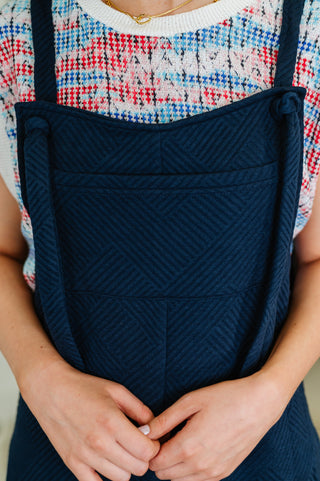 Suit Yourself Adjustable Strap Jumpsuit in Navy-Jumpsuits & Rompers-Ave Shops-Motis & Co Boutique, Women's Fashion Boutique in Carthage, Missouri