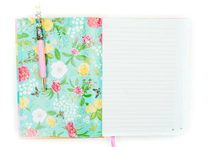 Darling Bright Checked Journal Notebook-Stationary-Taylor Elliott Designs-Motis & Co Boutique, Women's Fashion Boutique in Carthage, Missouri