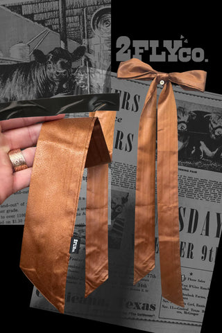 Saddle High Grade Twilly-Scarf-2 Fly-Motis & Co Boutique, Women's Fashion Boutique in Carthage, Missouri