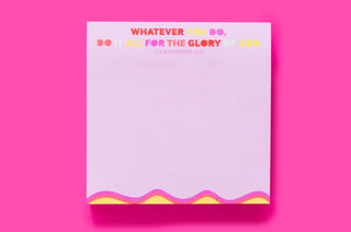 Glory of God Reminder Stick Note Pad-Stationary-Taylor Elliott Designs-Motis & Co Boutique, Women's Fashion Boutique in Carthage, Missouri