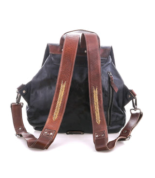 Teji Black Teak Leather Backpack Bag -Bed|stu-Handbags-Bedstu-Motis & Co Boutique, Women's Fashion Boutique in Carthage, Missouri