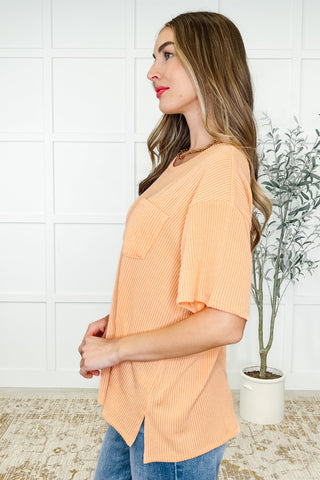The Go-To Tee in Apricot Bliss-Womens-Ave Shops-Motis & Co Boutique, Women's Fashion Boutique in Carthage, Missouri