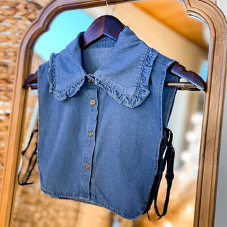 Dicky Layering Faux Collars-Tops-Giddy Up-Motis & Co Boutique, Women's Fashion Boutique in Carthage, Missouri