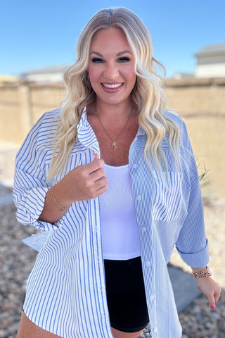 This or That Striped Button Down-Long Sleeves-Ave shops-Motis & Co Boutique, Women's Fashion Boutique in Carthage, Missouri