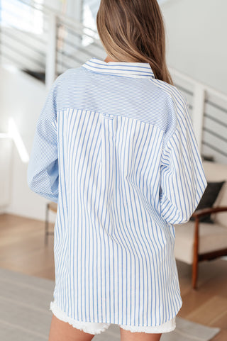 This or That Striped Button Down-Long Sleeves-Ave shops-Motis & Co Boutique, Women's Fashion Boutique in Carthage, Missouri