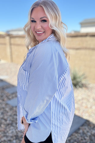 This or That Striped Button Down-Long Sleeves-Ave shops-Motis & Co Boutique, Women's Fashion Boutique in Carthage, Missouri