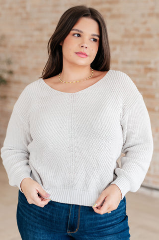 Told You So Ribbed Knit V Neck Sweater-Tops-Ave Shops-Motis & Co Boutique, Women's Fashion Boutique in Carthage, Missouri