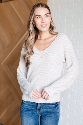 Told You So Ribbed Knit V Neck Sweater-Tops-Ave Shops-Motis & Co Boutique, Women's Fashion Boutique in Carthage, Missouri