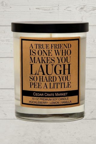 Laugh Until You Pee A Little Candle-Candles-Cedar Crate-Motis & Co Boutique, Women's Fashion Boutique in Carthage, Missouri