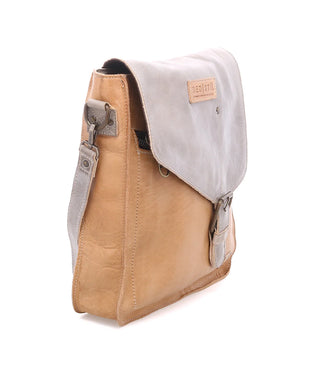 Venice Beach Oat Icicle Leather Bag by Bed|Stu
