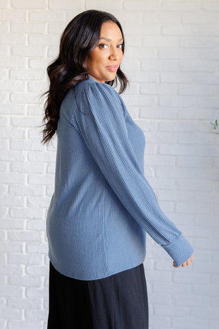 When the Sun Goes Down Mineral Wash Ribbed Knit Top-Long Sleeves-Ave Shops-Motis & Co Boutique, Women's Fashion Boutique in Carthage, Missouri