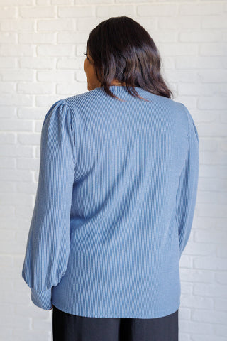 When the Sun Goes Down Mineral Wash Ribbed Knit Top-Long Sleeves-Ave Shops-Motis & Co Boutique, Women's Fashion Boutique in Carthage, Missouri