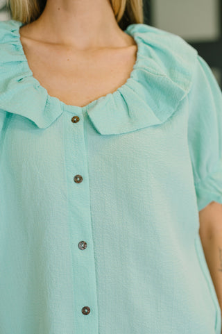 Wherever the Wind Blows Balloon Sleeve Blouse-Short Sleeves-Ave Shops-Motis & Co Boutique, Women's Fashion Boutique in Carthage, Missouri