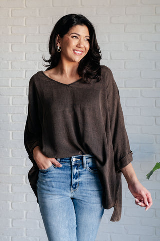 Wishy Washy Mineral Washed Oversized Top-Tops-Ave Shops-Motis & Co Boutique, Women's Fashion Boutique in Carthage, Missouri