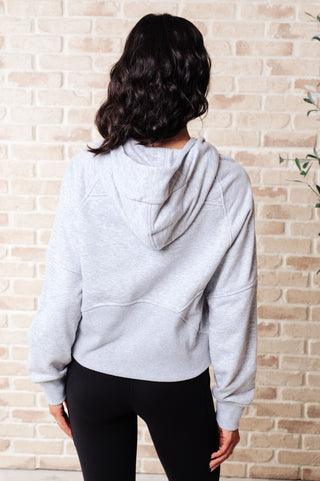 Working Up A Sweat Hooded Pullover Grey-Hoodies-Ave-Motis & Co Boutique, Women's Fashion Boutique in Carthage, Missouri