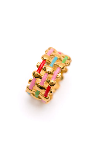 Woven in Color Ring-Accessories-Ave Shops-Motis & Co Boutique, Women's Fashion Boutique in Carthage, Missouri