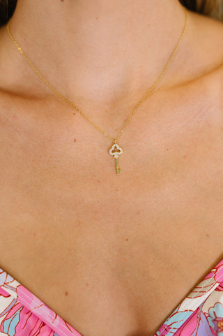 You Hold The Key Necklace-Necklaces-Ave Shops-Motis & Co Boutique, Women's Fashion Boutique in Carthage, Missouri