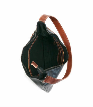 Seemly Black Teak Leather Handbag by Bed|Stu-Handbags-Bedstu-Motis & Co Boutique, Women's Fashion Boutique in Carthage, Missouri