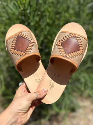 Dahlia Diamond Slide Sandal - Agave Sky-Sandals-Agave Sky-Motis & Co Boutique, Women's Fashion Boutique in Carthage, Missouri