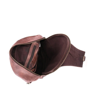 Beau Brown Leather Sling Backpack by Bed|Stu-Handbags-Bedstu-Motis & Co Boutique, Women's Fashion Boutique in Carthage, Missouri