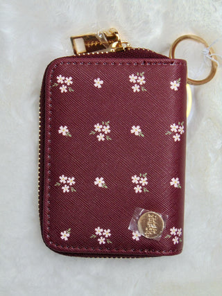 Plum Posies Zip Around Wallet-Wallets-Darling Effect-Motis & Co Boutique, Women's Fashion Boutique in Carthage, Missouri