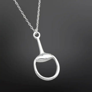 Snaffle Bit Sterling Silver Necklace-Necklaces-Westrian International-Motis & Co Boutique, Women's Fashion Boutique in Carthage, Missouri