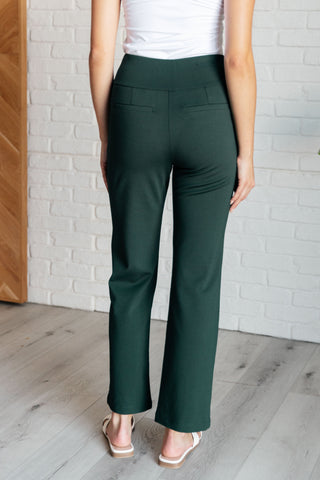 Magic Straight Pants in Hunter Green-pants-Ave Shops-Motis & Co Boutique, Women's Fashion Boutique in Carthage, Missouri