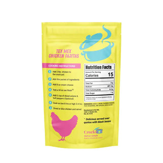 Tex Mex Chicken Fajitas Cockpot Meal- Crockstar Dinner-Meals-Crockstar-Motis & Co Boutique, Women's Fashion Boutique in Carthage, Missouri