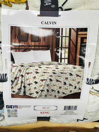 King Thick & Soft Western Fleece Blanket-Blankets-Western Linen-Motis & Co Boutique, Women's Fashion Boutique in Carthage, Missouri