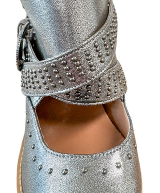 Fiona Ankle Boot in Silver-Shoes-Ave Shops-Motis & Co Boutique, Women's Fashion Boutique in Carthage, Missouri